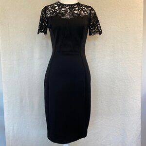 Calvin Klein Lace-Top Sheath Dress